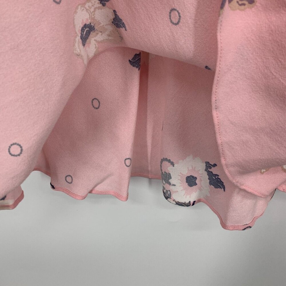 Free People Dress Sunshadows Mini Pink Floral Long Sleeve NWT - Picture 11 of 16